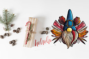 Christmas Gnomes clipart Procreate, an Education Illustration by ElladesignCo (Thumbnail 6 of 7)