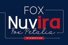 Fox Nuvira & Fox Petalia Font Duo
