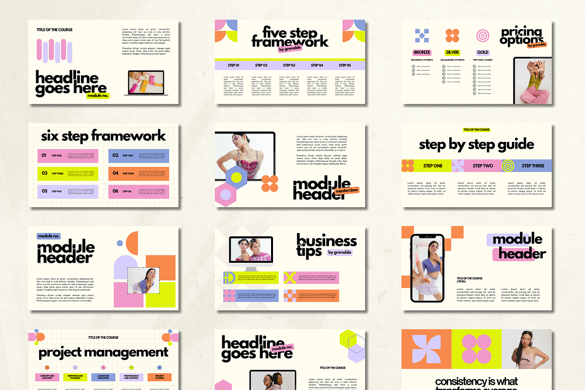 Slide Deck Masterclass Webinar, a Presentation Template by Branding Babe Co. (Photo 5 of 10)