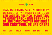 Mexicana Font Family, a Font by Hemphill Co (Thumbnail 5 of 9)
