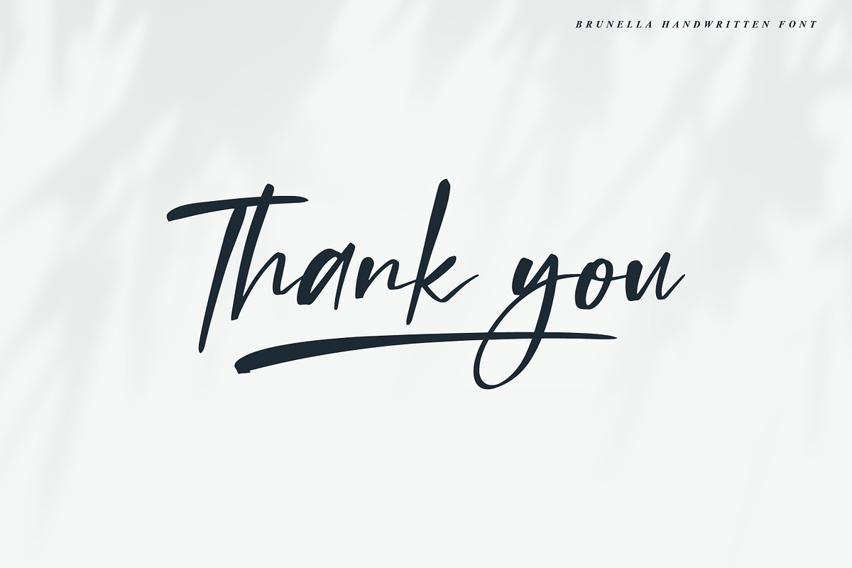 Brunella - Handwritten Font, a Script Font by ribethstudio (Photo 12 of 12)