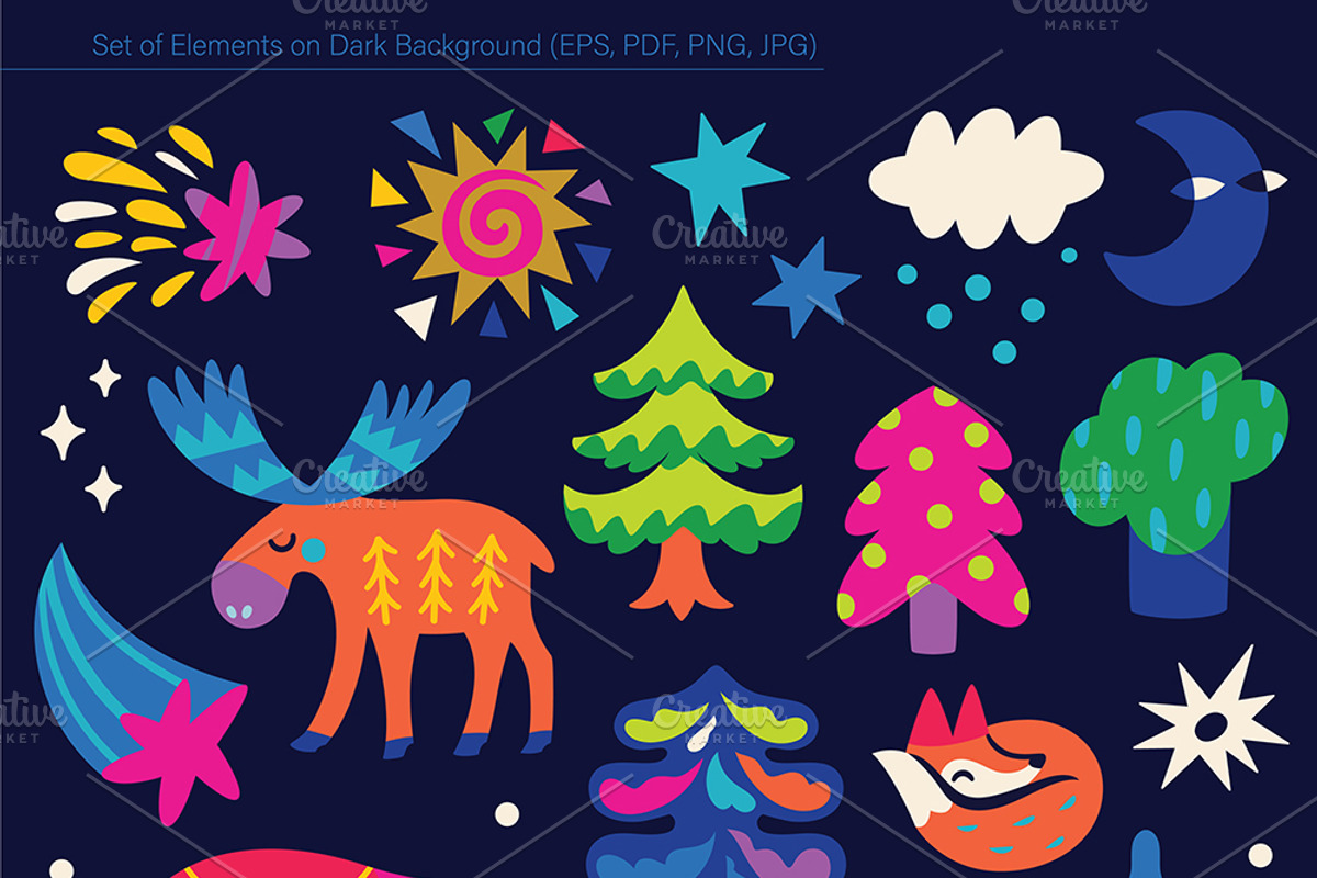 Nordic Dreamland, an Object Illustration by PenguinHouse (Photo 3 of 15)