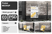 Urban Poster Mockup, a Product Mockup by Pixie Creative (Thumbnail 1 of 4)