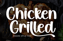 Chicken Grilled | Script Font