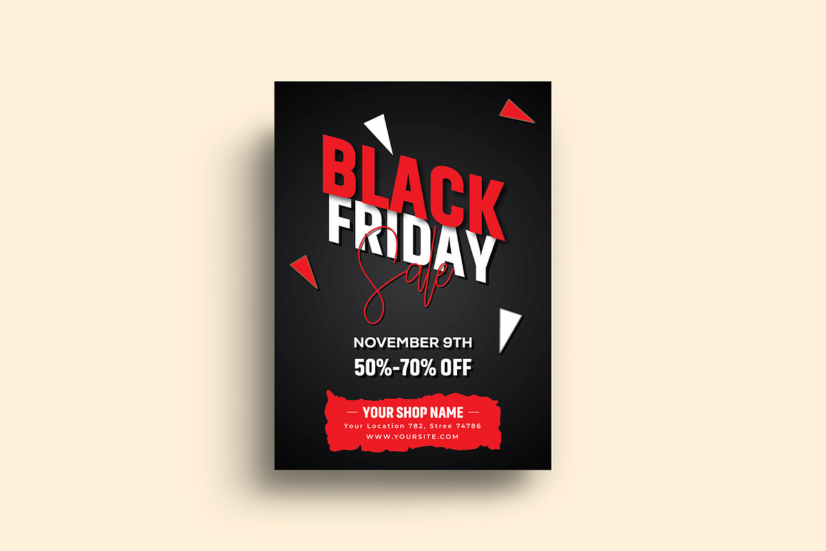 Black Friday Offer Flyer Template, a Flyer Template by Sharifull11 (Photo 2 of 3)