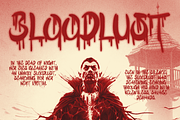 Bloody Shout - Horror Display Font, a Blackletter Font by RagamKata (Thumbnail 2 of 12)