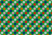 Smiling faces pattern, a Pattern Graphic by Art's and patterns (Thumbnail 3 of 4)