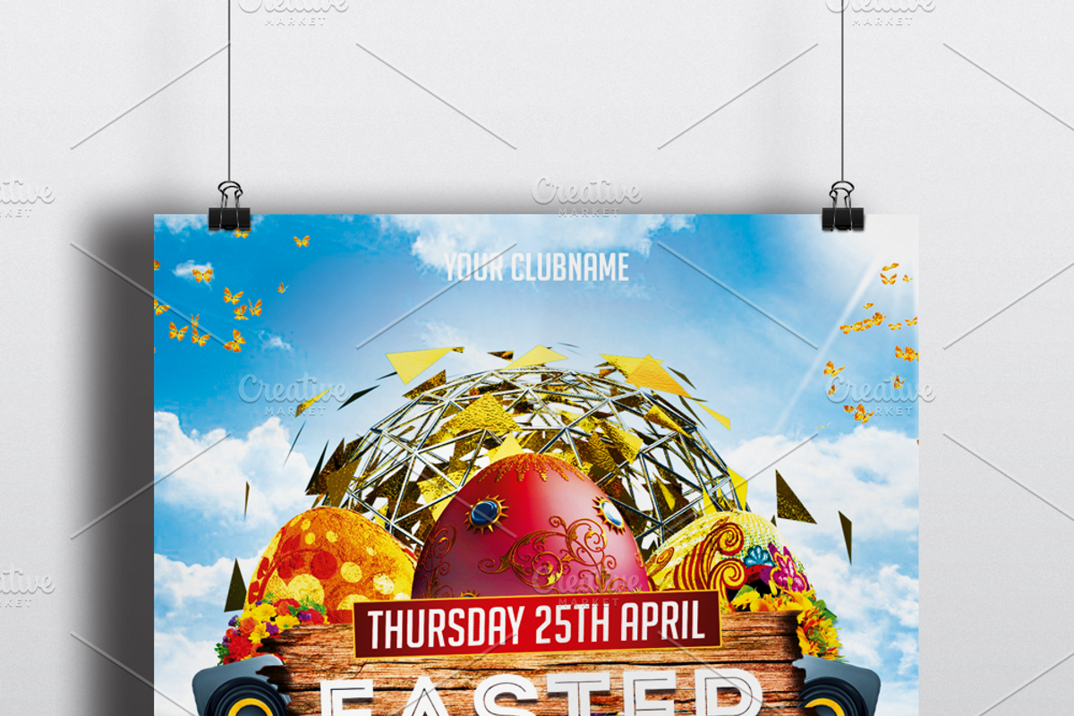 Easter Party Flyer Template, a Flyer Template by Malaxay (Photo 2 of 2)