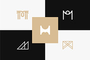 25 Monogram Letter M Logo, a Branding & Logo Template by Lightsense (Thumbnail 4 of 10)