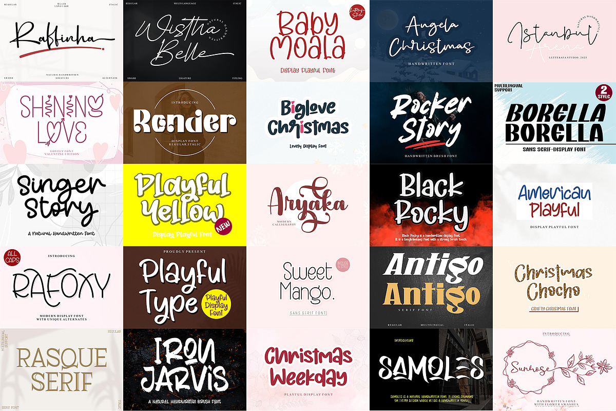 SWEET SPRING FONT BUNDLE, a Handwritten Font by Letterafa Studio (Photo 2 of 2)