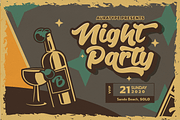 Andala - Groovy Retro Font, a Script Font by Auratype (Thumbnail 6 of 11)