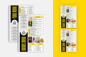 Food Menu Design, a Flyer Template by Stock_Design