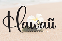 Hawaii | Script Font