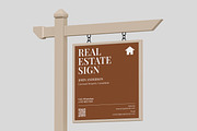 Real Estate Sign Mockup, an Advertising Mockup by Unerispace (Thumbnail 2 of 5)