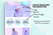 Holographic Shopify Theme, a Shopify Template by Lavender Skye Studio (Thumbnail 2 of 3)