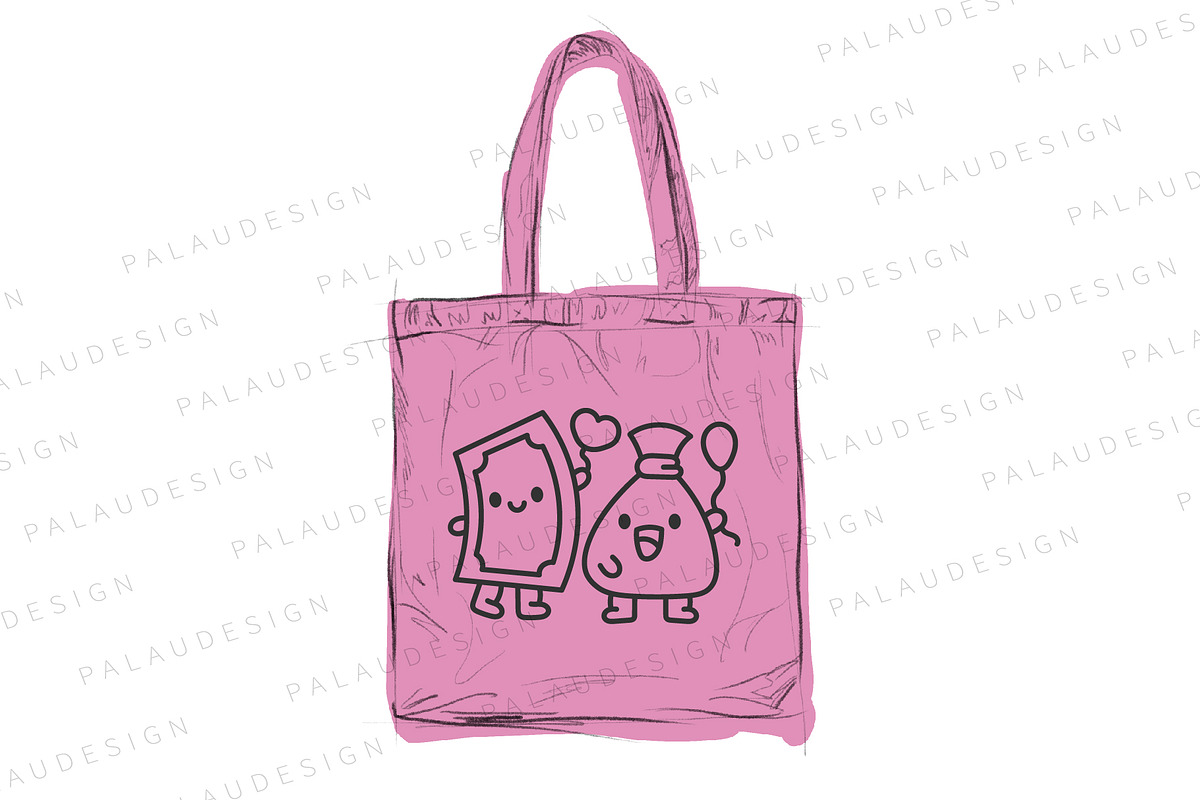 Bag Money Banknote Friends Character, a Finance Illustration by Palau (Photo 3 of 12)