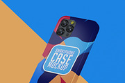 Realistic Smartphone Case Mock-up, a Print Template by Propex (Thumbnail 5 of 8)