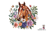 Horse Clipart PNG Bundle, a Graphic by Clipart Bloom (Thumbnail 5 of 12)
