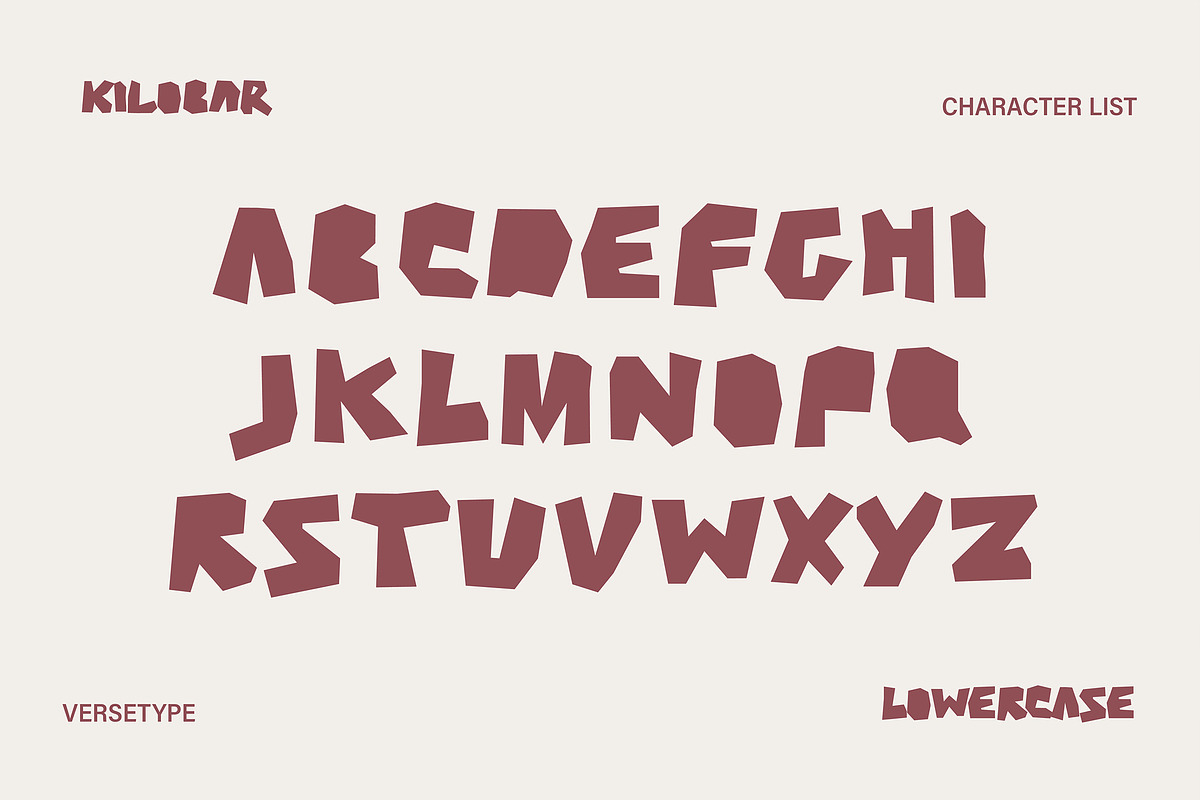 Kilobar - Papercut Font, a Sans Serif Font by Versetype (Photo 12 of 21)