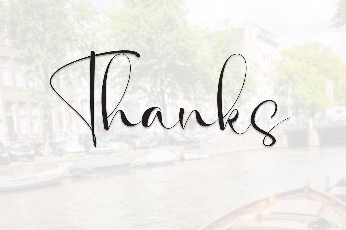 Amsterdam | Script Font, a Handwritten Font by Scratchones (Photo 9 of 9)