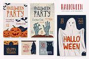 Halloween posters, cards, seamless, a Decorative Illustration by Good Studio (Thumbnail 1 of 17)