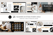 Website Banner Template Canva 2, a Websites & App Template by Deepa Template Studio (Thumbnail 1 of 10)