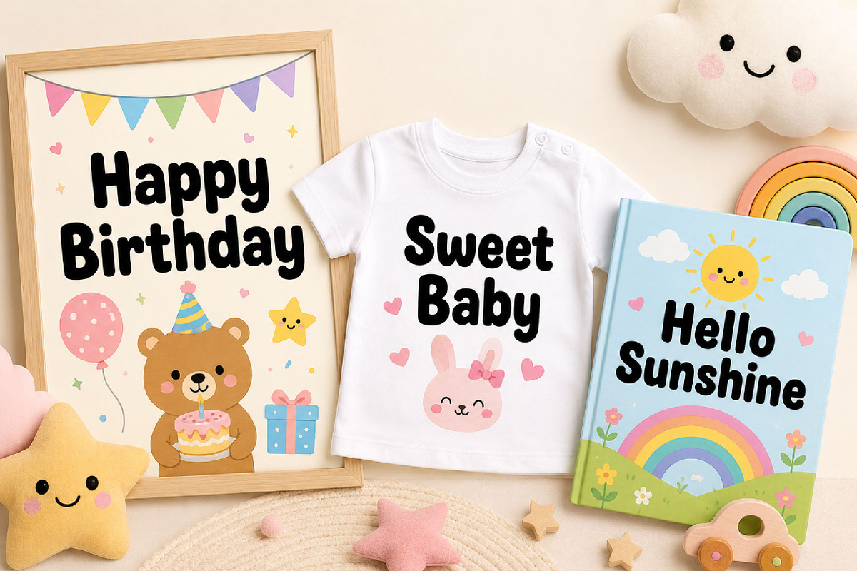 Cute Simple, a Slab Serif Font by Wow Magic (Photo 2 of 6)