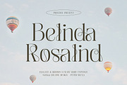 Belinda Rosalind, a Serif Font by Cruzine (Thumbnail 1 of 9)