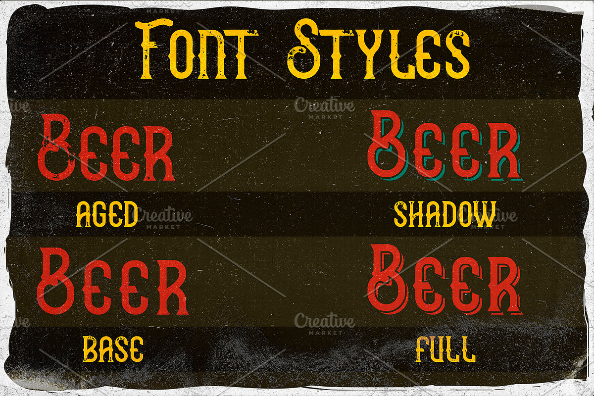 BeerPull, a Font by Heather_insane (Photo 4 of 10)
