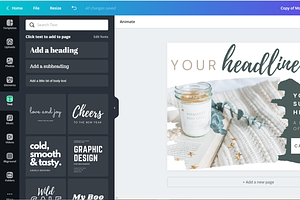 Canva & Mailchimp Template Rustic