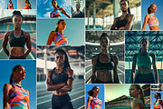 91 Fitness women, a Sports & Recreation Photo by Handmadefont (Thumbnail 8 of 17)