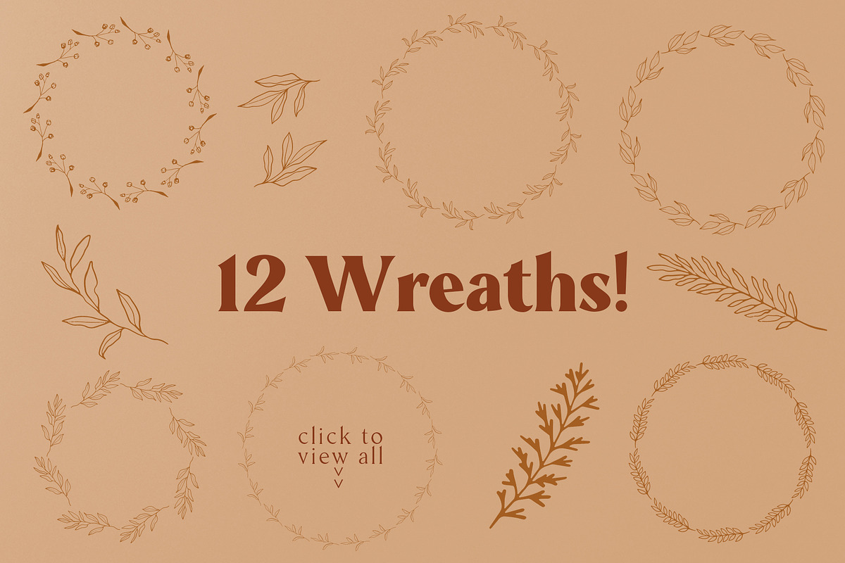 Floral & Leaves Seamless Patterns, a Pattern Graphic by PixelHive Pro (Photo 3 of 9)