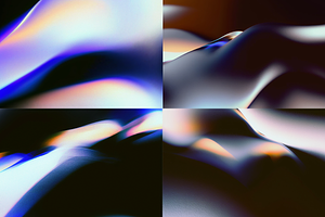 Chroma Waves Abstract Backgrounds