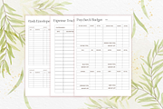 Paycheck Budget Planner Canva + PDF, a Stationery Template by Designbudy (Thumbnail 5 of 7)