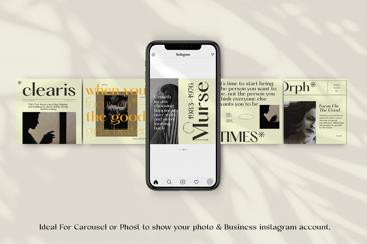Editorial - Social media Kit, a Social Media Template by Dirtytemp Studio (Photo 6 of 8)