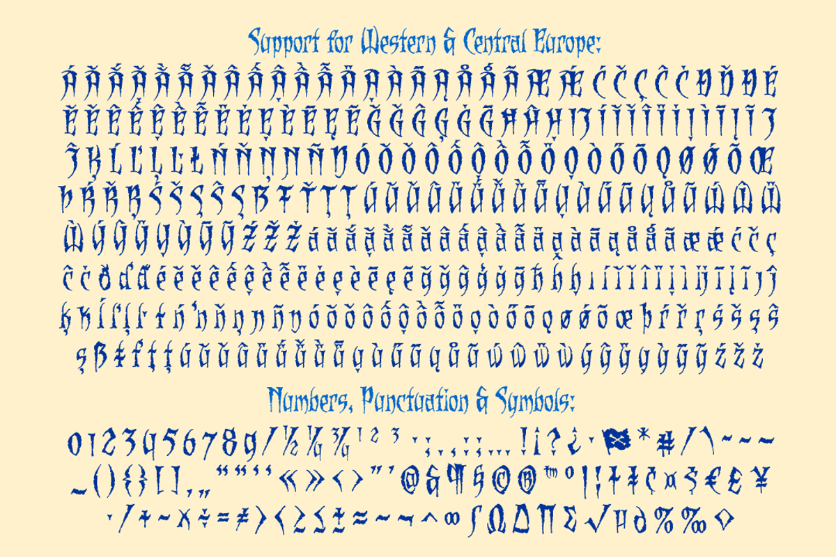Dead Man's Chest - pirate fonts, a Blackletter Font by Comicraft Fonts (Photo 5 of 5)