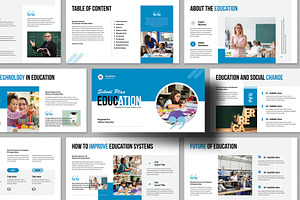 Education Presentation Layout, a Presentation Template by Pixelpick
