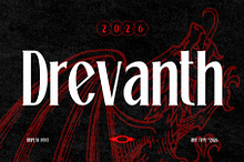Drevanth - Darkwave Gothic Font