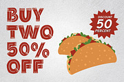 Tacunos - Food Display Fonts, a Font by Patria Ari (P4tcreativa) (Thumbnail 5 of 7)