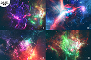 12 SPACE GALAXY Textures + BONUS, a Texture Graphic by WG DESIGN (Thumbnail 4 of 11)