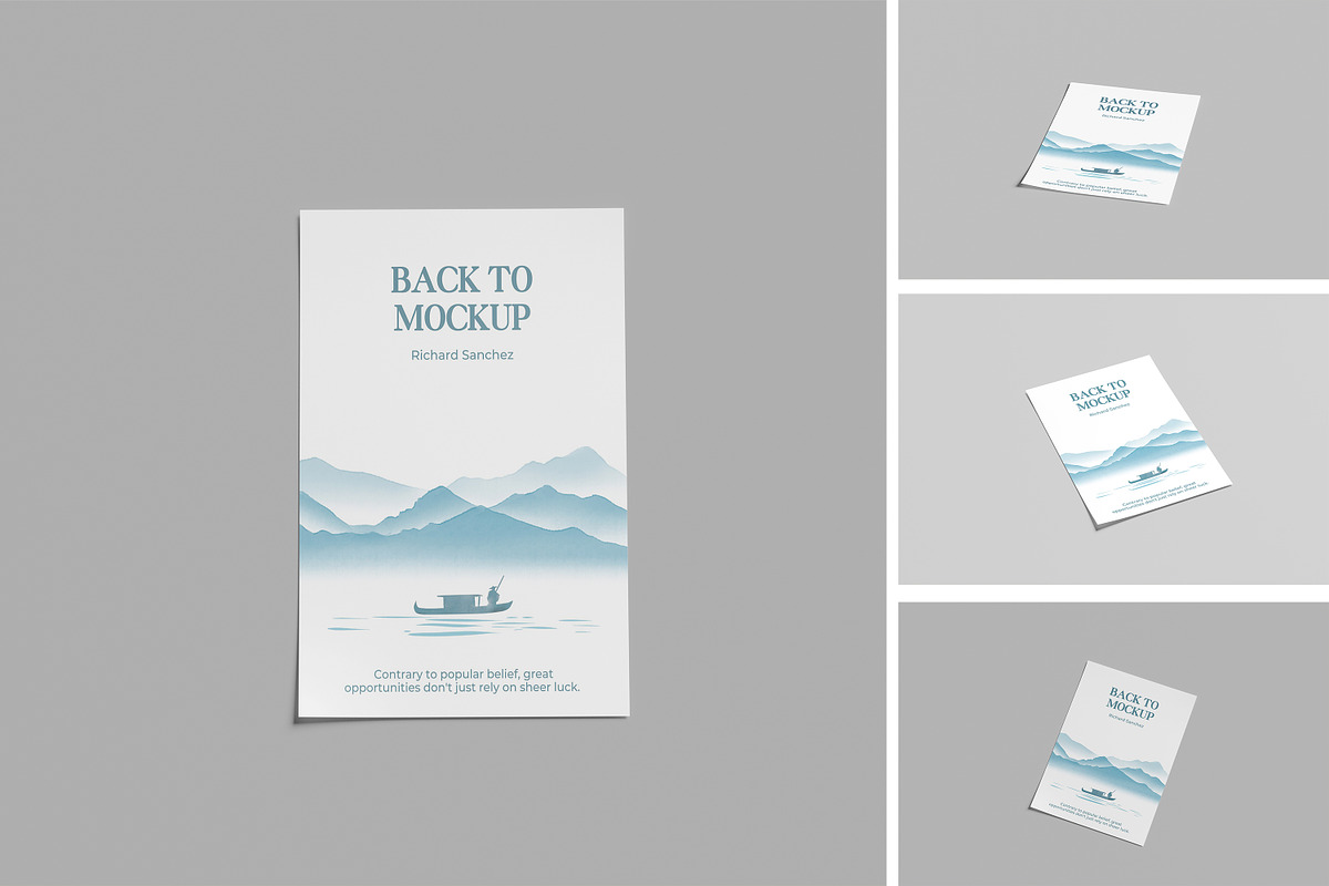 A4 MOCKUP, a Brochure Template by kebunmockup (Photo 1 of 5)