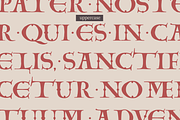 Carolingian Majuscule medieval font, a Serif Font by kaer_shop (Thumbnail 2 of 11)