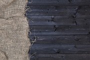 Rustic burlap on a wooden table, a Texture Graphic by Max Lashcheuski (Thumbnail 3 of 12)