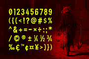 Bloody Marker Dripping Display Font, a Sans Serif Font by Pixesia Studio (Thumbnail 11 of 15)