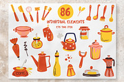 Kitchen tools. Cooking Time. Clipart, an Object Graphic by PawLoveArt (Thumbnail 2 of 12)