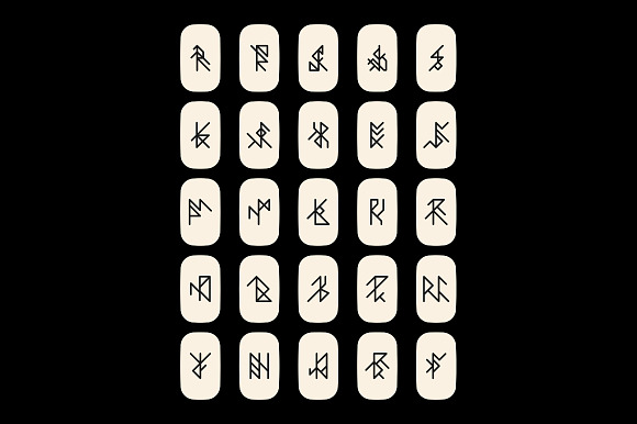 Set Of Abstract Ancient Runes