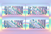 Holographic Stream Overlay, a Templates & Theme by StreamSkins (Thumbnail 2 of 4)