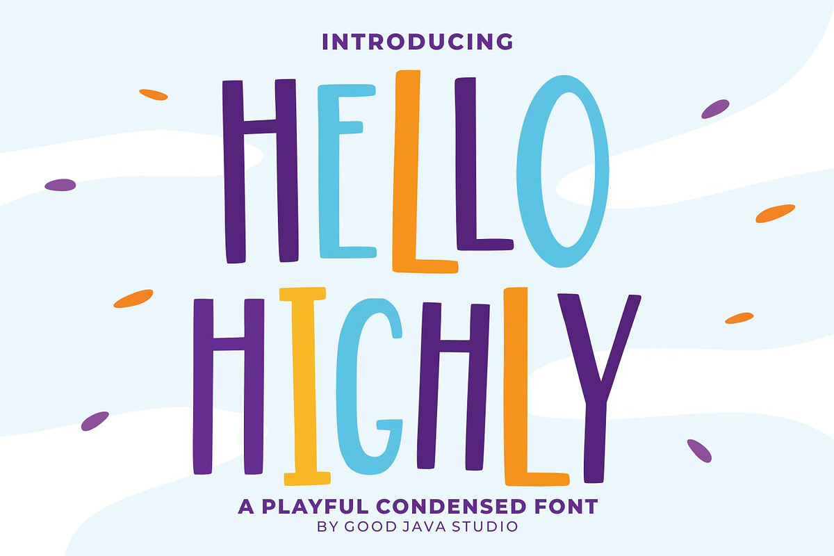 Font Hello Highly - Playfull Typeface
