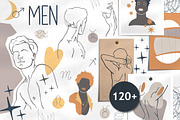 MEN. Body aesthetics and modern art., a Decorative Illustration by Mona Monash (Thumbnail 1 of 11)