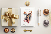 Christmas Card  Mockup, a Print Template by optimism (Thumbnail 1 of 3)